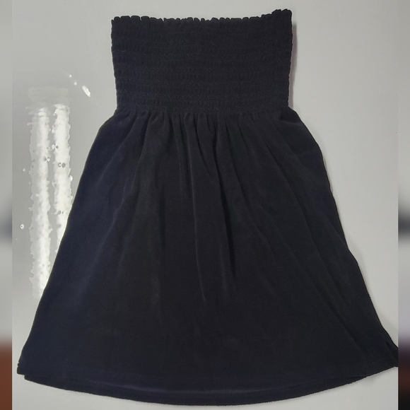 Juicy Couture - ORIGINAL VINTAGE Y2K Terry Cloth Smocked CoverUp- Made in USA - Picture 7 of 10